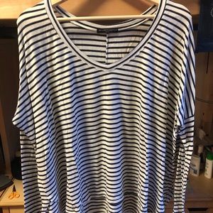 brandy melville long sleeved striped tee